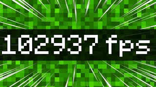 I re-coded Minecraft, purely for MAXIMUM FPS (World Record)