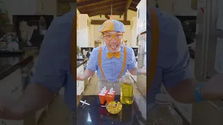 Blippi Makes Healthy Summer Popsicles! #Blippi #shorts #diy