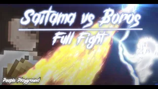 Saitama vs Boros (Full Fight) | People Playground