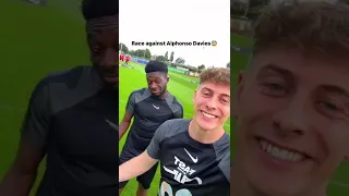 Race against Alphonso Davies😰 #shorts