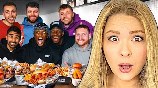 Americans React To SIDEMEN 10 YEAR ANNIVERSARY MUKBANG