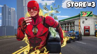 Robbing Stores as Superhero in GTA 5 RP..