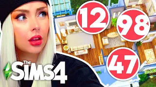 Random Generator Decides the Number of Items in EACH ROOM // Sims 4 Build Challenge