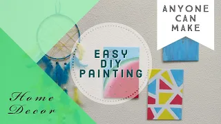 5 MINUTE Canvas Painting for Beginners | Simple Acrylic Painting Ideas | Anjali Arts