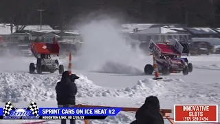 Sprint Cars on ICE! Heats - Houghton Lake, MI 2/26/22