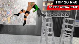 Top 10 RKO on Epic Arena Stage | Wrestling Empire