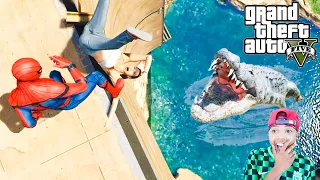 GTA 5 - Spiderman Epic Ragdolls Compilation 18 (Euphoria Physics, Fails, Funny Moments)