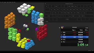 4D 3x3x3x3 Rubik's Cube in 1:56.42 [World Record, first sub-2]