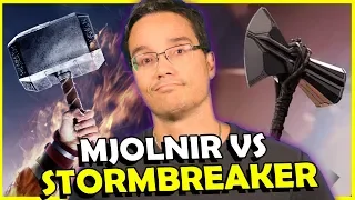 MJOLNIR VS STORMBREAKER, QUAL É O MAIS PODEROSO?