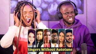 🇮🇳FIRST TIME HEARING Real Voice Without Autotune Indian Singers 2  MUZIX Reaction! PEACESENT REACTS😱