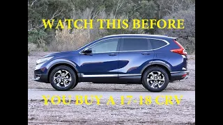 2017-2020 HONDA CRV - WATCH THIS BEFORE PURCHASE - OIL DILUTION