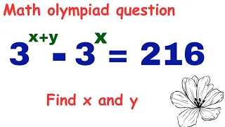 math olympiad question | a nice exponential question | learn the trick to solve it