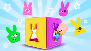 Learn Shapes ando Colors with Bunnies and more educational videos - Your Friend Cuquin