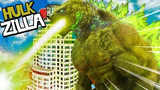 Becoming HULK GODZILLA In GTA 5 (Super Strength)