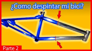 Como despintar bicicleta