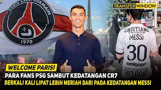 HERE WE GO❗Bahagianya Ribuan Fans PSG Mulai Sambut Kedatangan RONALDO🥰Ambisi Bawa PSG Juara Terlihat