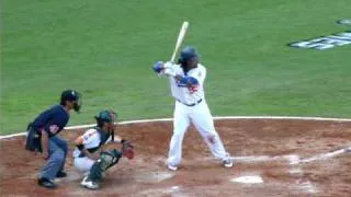 Manny Ramirez's power swing- 2010 MLB Taiwan Game -道奇訪臺交流賽III