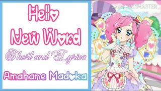 Aikatsu! Hello New World [Short and Lyrics]| Happy birthday Madoka Amahane (14/2)