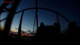 Intimidator 305 At Night In 4K | Back Row | Kings Dominion |