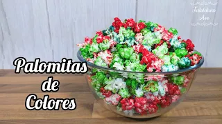 🍿PALOMITAS de MAÍZ DE COLORES en 5 MINUTOS, EN UN SOLO PASO❗️