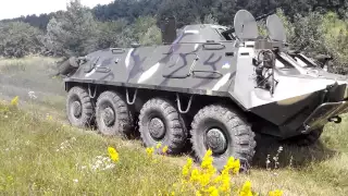 BTR-60 APC drives over me (side view)