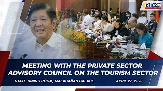 Meeting with the Private Sector Advisory Council on the Tourism Sector 04/27/2023