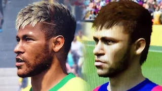 Gamescom: Fifa 15 vs Pes 2015 Face Comparison | Head to Head Faces