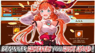 Top 5 Beginner MISTAKES You HAVE To AVOID In Granblue Fantasy! | Granblue Fantasy / GBF