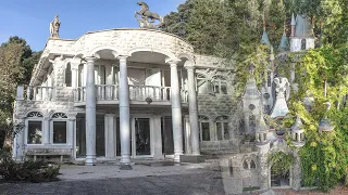 MILLIONAIRES ABANDONED MANSION WITH DISNEY CASTLE - INCREDIBLE PLACE