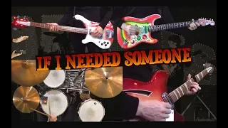 If I Needed Someone - 12-String Guitar, Bass and Drums Cover - Instrumental