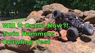 Vaterra Twin Hammers Takes on White Oak park pt 2. Can It Crawl Now?!