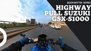 TESTING QUICKSHIFTER ON THE HIGHWAY||SUZUKI GSX-S1000