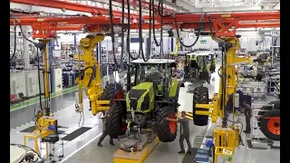 Виробництво тракторів CLAAS на заводі в Ле-Мані (Франція)