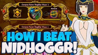 How I Beat Nidhoggr Floors 1 and 2 Each Week! (No Mael) | 7DS Grand Cross