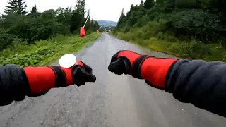 Crash testing in Åre bike park - Cobra