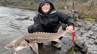 Keeper Sturgeon Fishing 2021! | Columbia River | Bonneville Dam