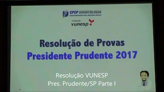 Odontologia Concursos - Vunesp II