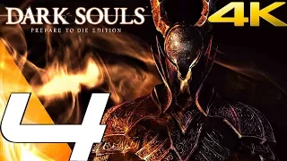 Dark Souls - Gameplay Walkthrough Part 4 - Capra Demon Boss [4K 60FPS]