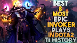BEST & MOST EPIC Invoker Plays in Dota 2 TI History