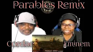 Cordae - Parables Remix FT.  Eminem  (Reaction)