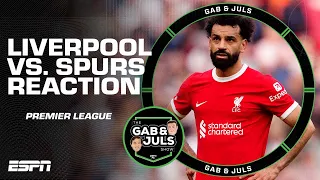 Liverpool vs Tottenham Hotspur FULL REACTION! Salah back in business, Spurs slip up & MORE | ESPN FC