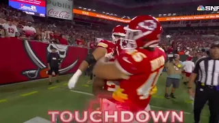 Patrick Mahomes spin move, 2 yard TD toss against the Bucs - NFL Week 4 - 2022