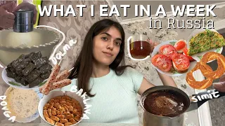 What I eat in a week in Russia | traditional foods of immigrants