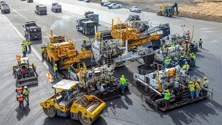 Modern Road Construction Machines And Technologies: Amazing Extreme Asphalt Paving Machines ▶ 2