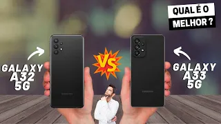 Galaxy A32 5G vs Galaxy A33 5G Qual é o MELHOR? (Comparativo)