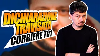 Le dichiarazioni di Zelensky travisate da Corriere e TG1