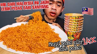 MUKBANG 7 BUNGKUS MIE MEGGI PEDAS GILER 2X SPICY DARI MALAYSIA, PEDESNYA NGALAHIN SAMYANG!