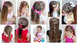 Hairstyle Tutorial for Girls / 9 Easy and Fast Hairstyles for School😍