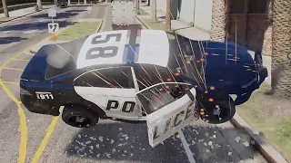 GTA 5 Car Crashes Compilation With Realistic Deformation Mod #15