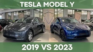 Tesla Model Y 2019 VS Tesla Model Y 2023 | В чём разница? | Сравнение моделей